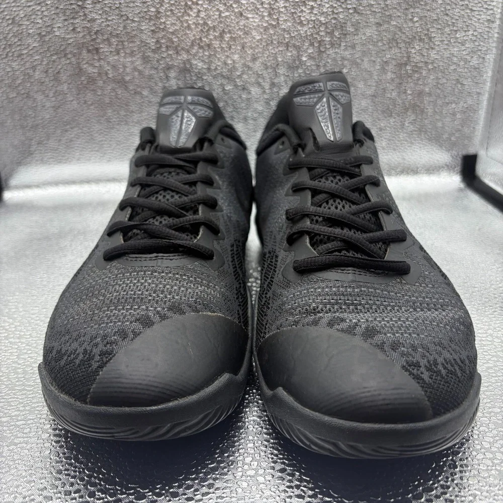 Size 9 Nike Mamba Rage Black Mens Lace Up Comfort Basketball Shoes 908972-002